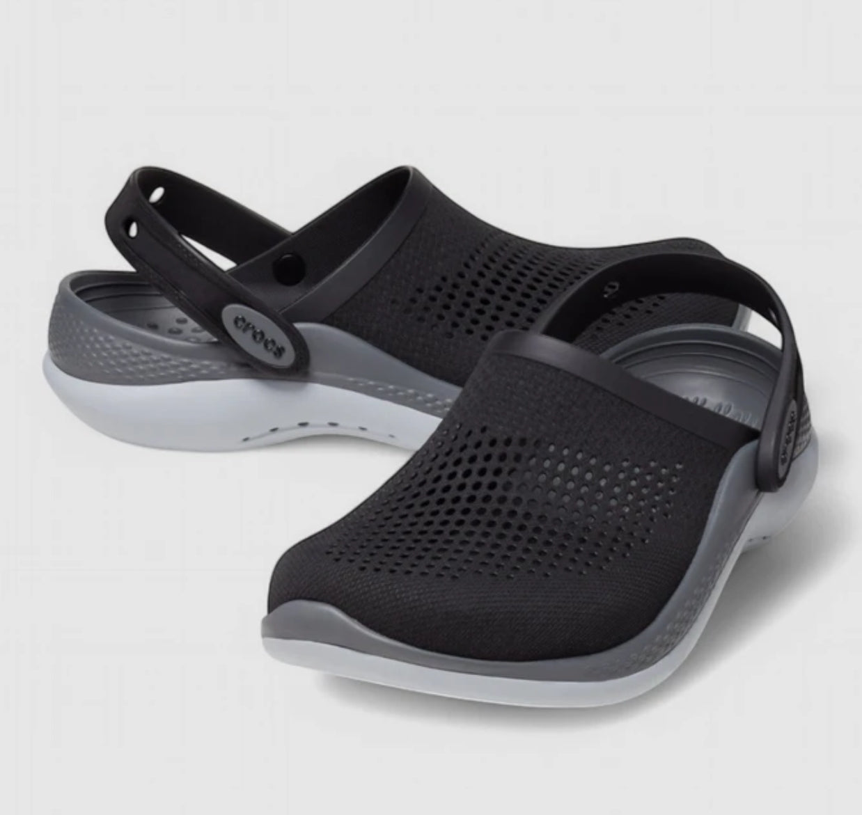 Lite Off Ride 360 Classic Strap Men's Clogs Sandal - Imported (Grey:Black)
