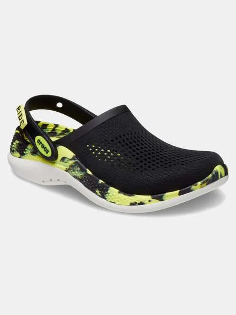 Lite Off Ride 360 Classic Strap Men's Clogs Sandal - Imported (Black/Citrus)