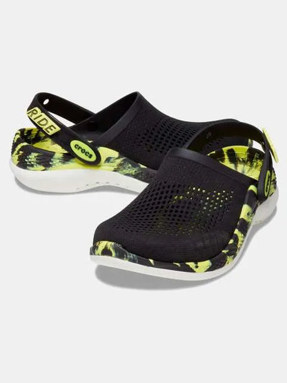 Lite Off Ride 360 Classic Strap Men's Clogs Sandal - Imported (Black/Citrus)